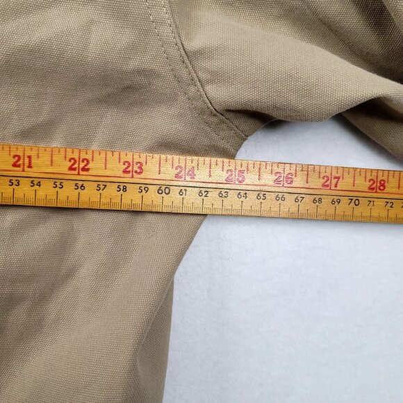 Mens Kahki 2XL Military Tactical Utility Jacket Gorpcore Multiple Pockets Straps - Picture 15 of 16